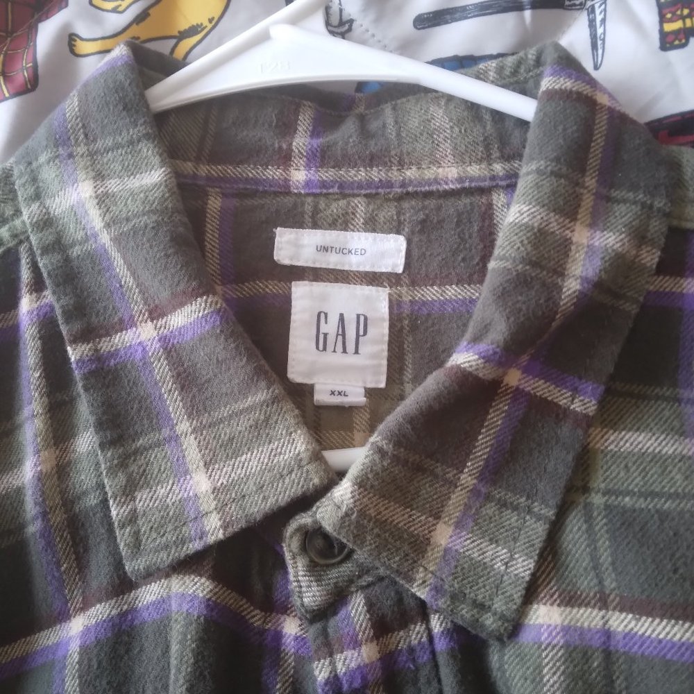 GAP, Men's, XXL, LS, Flannel Shirt